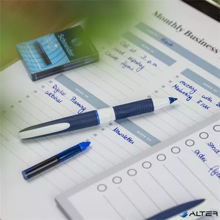 Rollertoll, patronos, 0,6 mm, SCHNEIDER 'One Change', kék