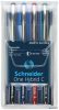 Rollertoll készlet, 0,3 mm, SCHNEIDER "One Hybrid C", 4 szín