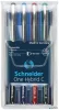 Rollertoll készlet, 0,3 mm, SCHNEIDER "One Hybrid C", 4 szín