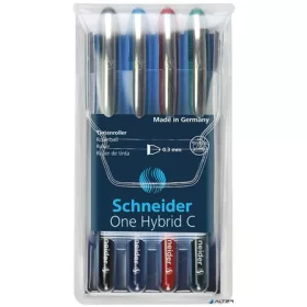   Rollertoll készlet, 0,3 mm, SCHNEIDER "One Hybrid C", 4 szín