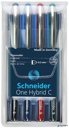 Rollertoll készlet, 0,3 mm, SCHNEIDER 'One Hybrid C', 4 szín