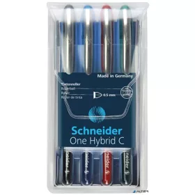   Rollertoll készlet, 0,5 mm, SCHNEIDER "One Hybrid C", 4 szín