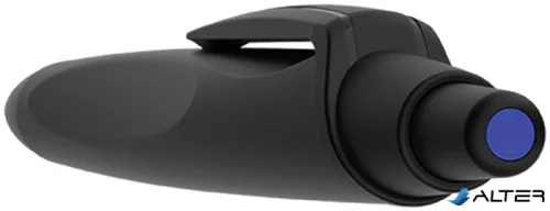 Golyóstoll, 0,5 mm, nyomógombos, fekete színű tolltest, SCHNEIDER "Reco", kék