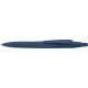 Golyóstoll, 0,5 mm, nyomógombos, sötétkék színű tolltest, SCHNEIDER 'Reco', kék