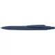 Golyóstoll, 0,5 mm, nyomógombos, sötétkék színű tolltest, SCHNEIDER "Reco", kék