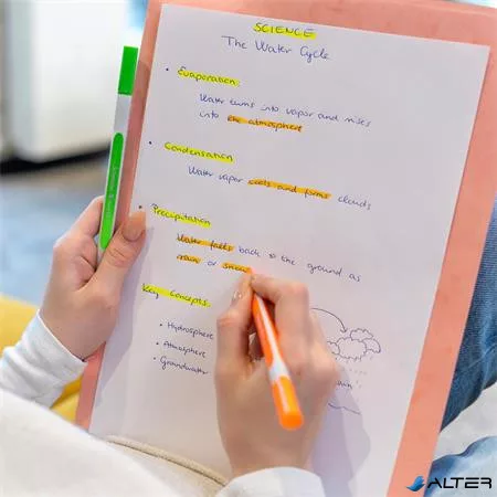 Szövegkiemelő toll készlet, 1-4 mm, SCHNEIDER "Shine-Up", 4 különböző szín