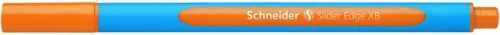 Golyóstoll, 0,7 mm, kupakos, SCHNEIDER "Slider Edge XB", narancssárga