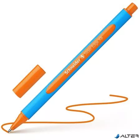 Golyóstoll, 0,7 mm, kupakos, SCHNEIDER "Slider Edge XB", narancssárga