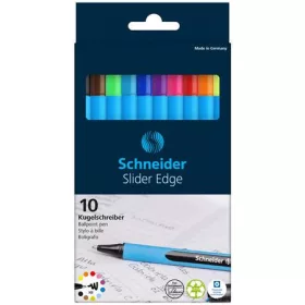   Golyóstoll készlet, 0,7 mm, kupakos, SCHNEIDER "Slider Edge XB", vegyes színek