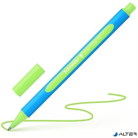 Golyóstoll, 0,7 mm, kupakos, SCHNEIDER 'Slider Edge XB', világoszöld