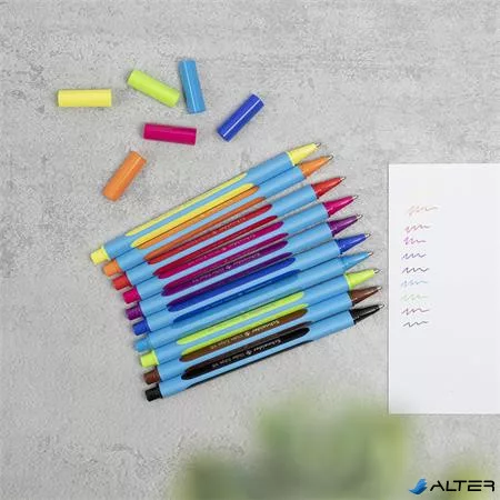 Golyóstoll, 0,7 mm, kupakos, SCHNEIDER "Slider Edge XB", zöld