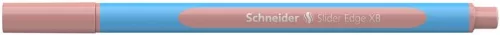 Golyóstoll, 0,7 mm, kupakos, SCHNEIDER 'Slider Edge XB Pastel', halvány piros