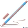 Golyóstoll, 0,7 mm, kupakos, SCHNEIDER "Slider Edge XB Pastel", halvány piros