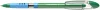 Golyóstoll, 0,5 mm, kupakos, SCHNEIDER "Slider Basic M", zöld