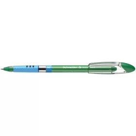   Golyóstoll, 0,5 mm, kupakos, SCHNEIDER 'Slider Basic M', zöld