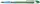 Golyóstoll, 0,5 mm, kupakos, SCHNEIDER "Slider Basic M", zöld