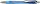 Golyóstoll, 0,7 mm, nyomógombos, SCHNEIDER 'Slider Rave XB', kék