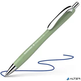   Golyóstoll, 0,7 mm, nyomógombos, SCHNEIDER "Slider Rave XB", organikus zöld