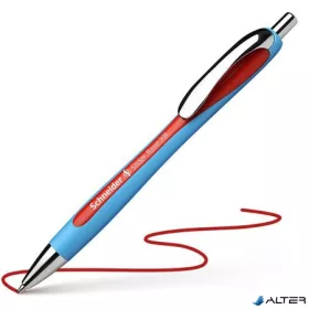   Golyóstoll, 0,7 mm, nyomógombos, SCHNEIDER "Slider Rave XB", piros
