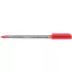 Golyóstoll, 0,5 mm, kupakos, SCHNEIDER "Tops 505 M", piros