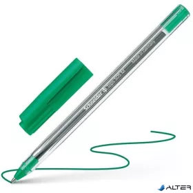  Golyóstoll, 0,5 mm, kupakos, SCHNEIDER "Tops 505 M", zöld
