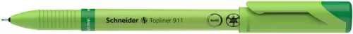 Tűfilc, 0,4 mm, cserélhető betétes, SCHNEIDER "Topliner 911", zöld