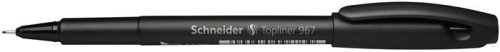 Tűfilc, 0,4 mm, SCHNEIDER "Topliner 967", fekete