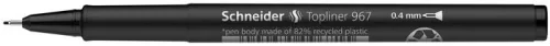 Tűfilc, 0,4 mm, SCHNEIDER "Topliner 967", fekete