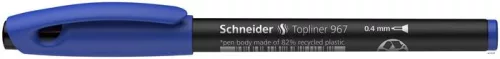 Tűfilc, 0,4 mm, SCHNEIDER "Topliner 967", kék