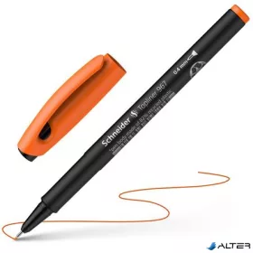   Tűfilc, 0,4 mm, SCHNEIDER "Topliner 967", narancssárga