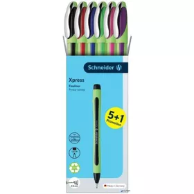  Tűfilc készlet, 0,8 mm, SCHNEIDER 'Xpress', 6 különböző szín