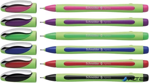 Tűfilc készlet, 0,8 mm, SCHNEIDER "Xpress", 6 különböző szín