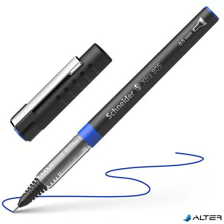 Rollertoll, 0,5 mm, tűhegyű, SCHNEIDER "XTRA 805", kék