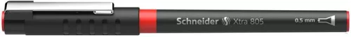 Rollertoll, 0,5 mm, tűhegyű, SCHNEIDER 'XTRA 805', piros