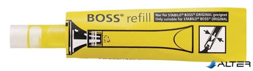 Utántöltő "Boss" szövegkiemelőhöz, STABILO "Boss", sárga