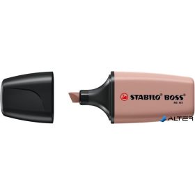   Szövegkiemelő, 1-4 mm, STABILO "Boss Mini Nature vibes", sötétbarna