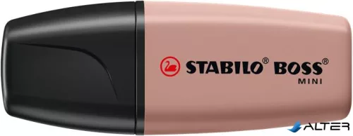 Szövegkiemelő, 1-4 mm, STABILO "Boss Mini Nature vibes", sötétbarna