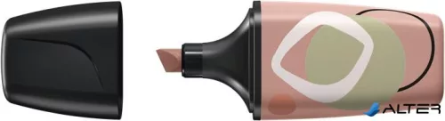 Szövegkiemelő, 1-4 mm, STABILO "Boss Mini Nature vibes", sötétbarna