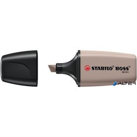   Szövegkiemelő, 1-4 mm, STABILO "Boss Mini Nature vibes", melegszürke