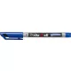 Alkoholos marker, 1 mm, kúpos, STABILO "Write-4-all", kék