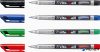 Alkoholos marker, 0,4 mm, kúpos, STABILO "Write-4-all", fekete