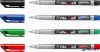 Alkoholos marker, 0,4 mm, kúpos, STABILO "Write-4-all", fekete