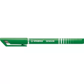 Tűfilc, 0,3 mm, STABILO 'Sensor', zöld