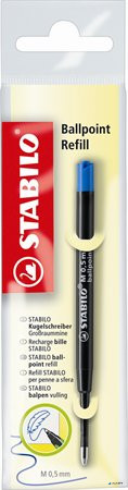 Golyóstollbetét, 0,5 mm, STABILO, "Smartball" és "Easyball" tollhoz, kék