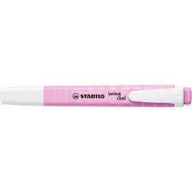   Szövegkiemelő, 1-4 mm, STABILO "Swing cool Pastel", deres málna