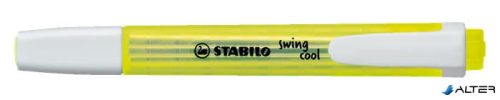 Szövegkiemelő, 1-4 mm, STABILO 'Swing Cool', sárga