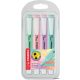 Szövegkiemelő készlet, 1-4 mm, STABILO "Swing Cool Pastel", 4 különböző szín