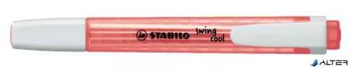 Szövegkiemelő, 1-4 mm, STABILO 'Swing Cool', piros