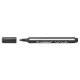 Filctoll, 1,5-2 mm, rugós hegy, STABILO 'Trio Scribbi', fekete