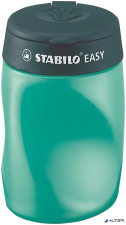 Hegyező, háromlyukú, tartályos, balkezes, STABILO "Easy", olajzöld